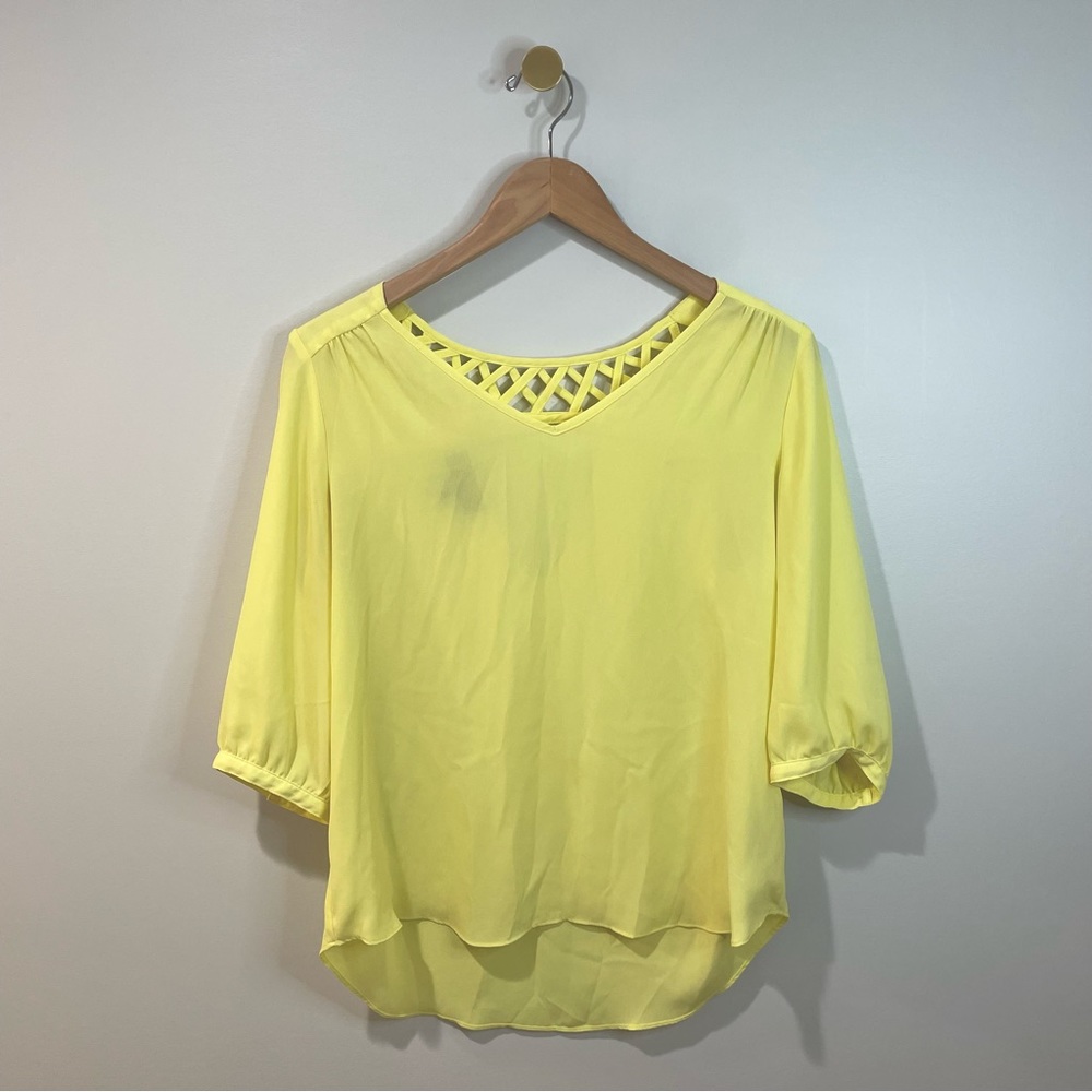 BSX | Yellow Flowy Blouse